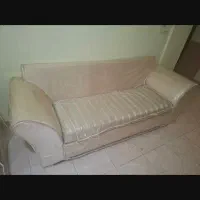 مبل سفارشی چوب راش و پارچه ی تُرک در حدنو