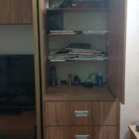 تخت کم جا به همراه کمد چوب گردو|تخت و سرویس خواب|تهران, هاشمی|دیوار
