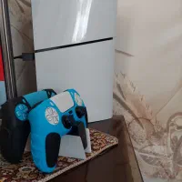 Ps5 slim فول امکانات با پایه شارژر و بازی