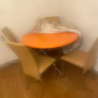 میز گرد چهار نفره غذا خوری