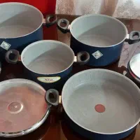 سرویس قابلمه تفال فرانسه نوی نو و قابلمه آمریکایی|ظروف پخت‌وپز|تهران, سهروردی|دیوار
