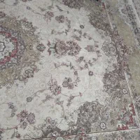 ۲ تخته فرش کرم گردویی ۱۲ متری در حد نو