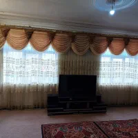 پرده حریر با والان