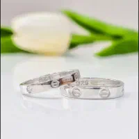 ست حلقه ازدواج مدل جدید ست نقره|بدلیجات|تبریز, |دیوار