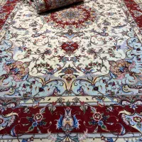 فرش دستباف جفت ۶ متری تبریز علیا ۴۰ رج دستبافت|فرش|تهران, مولوی|دیوار