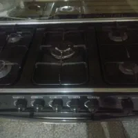 اجاق گاز فردار دو جوجه گردان صفحه لعابی