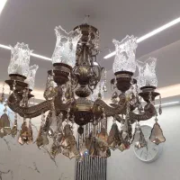 لوستر تمام برنج ،۸ شاخه