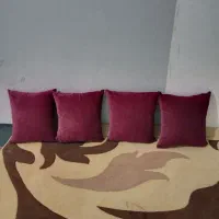 4عدد پشتی کوسن 50در50 خوشرنگ