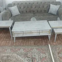 عسلی مبل یک میز بزرگ و سه تا عسلی در سایز بندی|مبلمان خانگی و میز عسلی|کرج, اخترآباد|دیوار