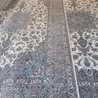 زوج ۶ متری دستبافت نقشه بهار گل ابریشم شرکت فرش