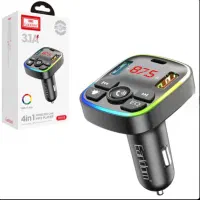 شارژر فندکی + اف‌ام‌پلیر بلوتوثی