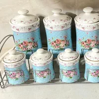 جا ادویه ای و ظرف سرو کیک آنجل