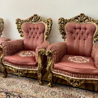 مبل سلطنتی ورق طلا|مبلمان خانگی و میز عسلی|نوشهر, |دیوار