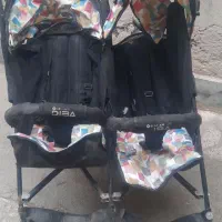 کالسکه عصایی دوقلو