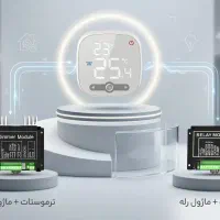 ترموستات‌ فن کویل مدل‌های E520-RLYTW و E520-DMTW
