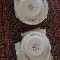 یک دست بشقاب برنجی و یک دست میوه ای ویکتوریا