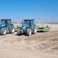 تسطیح لیزری زمین کشاورزی