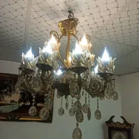 لوستر برنز برنجی|لوستر و چراغ آویز|رشت, آتشگاه|دیوار