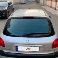 206 فرانسه 84 دو ایربگ ABS مانیتور دار بدون خط وخش|خودرو سواری و وانت|قائم‌شهر, |دیوار