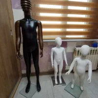3 عددمانکن و تعدادی چوب کار لباس وشلوار
