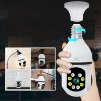 دوربین مداربسته لامپی چرخشی مدل V380 Pro اورجینال*