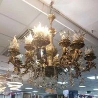 لوستر طرح برنز