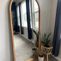 آینه قدی مینیمال چوبی / تولیدی|آینه|رشت, سیا اسطلخ|دیوار