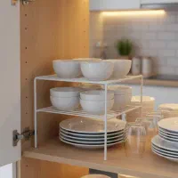 راف یک طبقه|آب‌چکان و نظم‌دهنده ظروف|بیجار, |دیوار