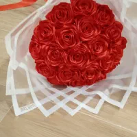 دسته گل روبانی هجده شاخه|گل مصنوعی|تهران, شهران جنوبی|دیوار