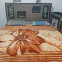 تخت دو نفره لایت چراغ خواب دار|تخت و سرویس خواب|تهران, آذربایجان|دیوار