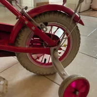 دوچرخه صورتی کاملا نو دخترانه