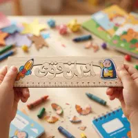 کات استند و خط کش کودکانه