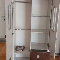 تخت و کمد و میز تحریر نوجوان طرح ‌کلبه|تخت و سرویس خواب|گرگان, |دیوار