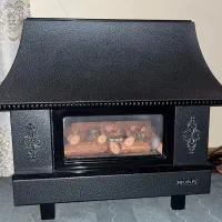 بخاری گازی طرح شومینه