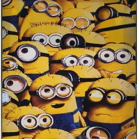 فرش اتاق کودک طرح مینیوم ها