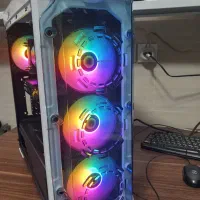 کیس کامپیوتر گیمینگ نسل ده ، rx580 ، ssd 256 ،بشرط