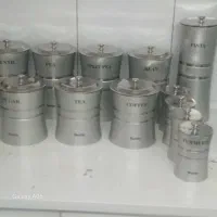 سرویس 12پارچه ادویجات و حبوبات|ظروف نگهدارنده، پلاستیکی، یک‌بارمصرف|قم, شهرک سازمان آب|دیوار