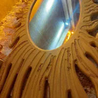 دیوارکوب طلایی آیینه ای|آینه|ری, سیزده آبان|دیوار