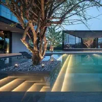 نور پردازی نمای ساختمان ،استخری ،دفنی،اجناس برقی|لامپ و چراغ|اصفهان, ارغوانیه|دیوار