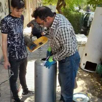 جوشکاری منبع ابگرمکن در منزل شما بدون جا به جای|خدمات پیشه و مهارت|تربت جام, میان جام|دیوار