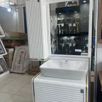 ست کامل روشویی سفید ۶۰ سانت