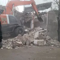 تخریب،خاکبرداری ،اجرای سازه نگهبان