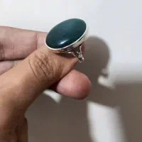 انگشتر نقره یشم ختن پاک