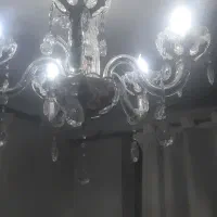 لوستر5شاخه کریستال سالم ونو