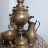 سماور برنجی|قوری، کتری، قهوه‌ساز دستی|ری, منصوریه منگل|دیوار