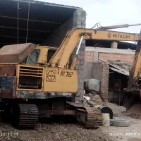 بیل زنجیری مکانیکی  120 هیتاچی 130 ژاپن اصل|خودرو سنگین|ابریشم, |دیوار