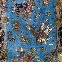 قالیچه  کرک و ابریشم سمنان|فرش|تهران, مجیدیه|دیوار