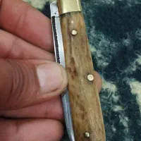 چاقو کهنه دسته شاخ|کلکسیون اشیاء عتیقه|همدان, |دیوار