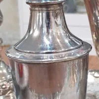 چایدان ورشوی قدیمی - قاشق مسیِ هندوانه خوری قاجاری|کلکسیون اشیاء عتیقه|تهران, پرستار|دیوار