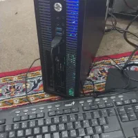 مینی کیس گیمینگ با مانیتور و تمام لوازم